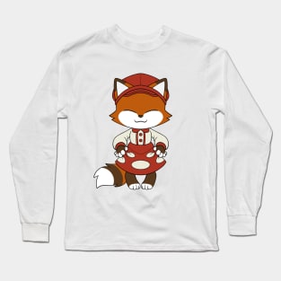 Mushroom Fashion Fox Long Sleeve T-Shirt